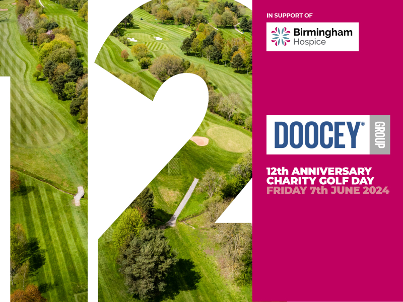 doocey, group, charity, golf, day, 2024, great, barr, golf, club, birmingham, hospice